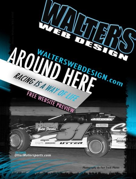 2012 Walters Web Design Featured in DIRT Late Late Model Magazine