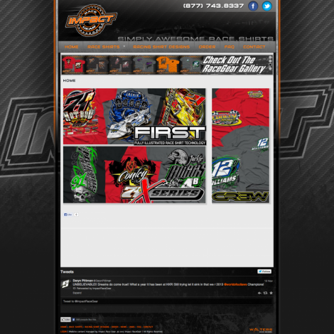 2013 Impact RaceGear Created by Walters Web Design