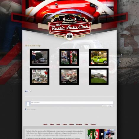 Rustic Auto Club - Walters Web Design ( 2013 Website Designs )