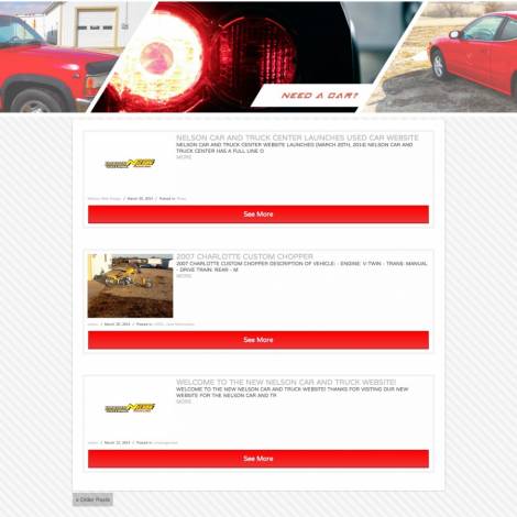 Nelson Car and Truck Center - Walters Web Design ( 2014 Website Designs )