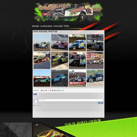 Rage Chassis - Walters Web Design ( 2014 Website Designs )