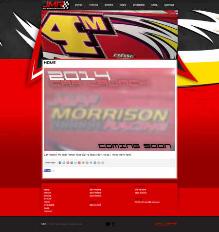 Jeff Morrison Racing - Walters Web Design ( Deaf Racing Driver )