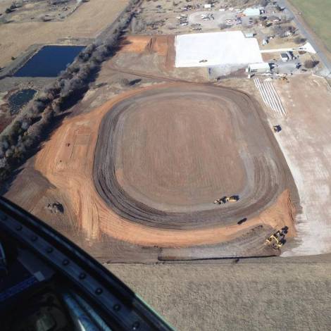 Longdale Speedway Aerial Photo